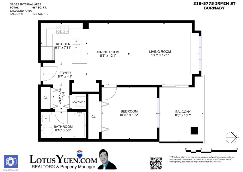 318-5775 Irmin St Burnaby - Floorplan