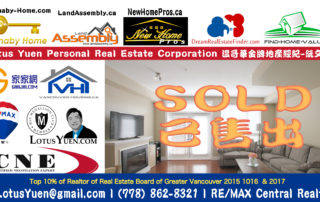 SOLD 207 7098 graham ave burnaby by Lotus Yuen