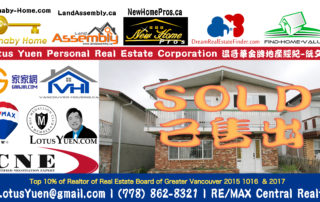 SOLD 2059 54th Ave Vancouver Special House for Sale by Lotus Yuen Vancouver Realtor & Real Estate Expert