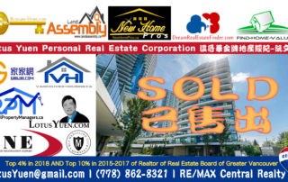 SOLD - 1308 8238 LORD ST Vancouver