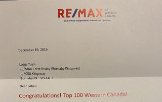 Top 100 Realtor REMAX Western Canada
