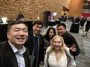 Remax Awarding Agent Lotus Yuen with Ted Cho, Charles Nam and Daisy