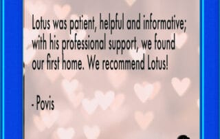 testmonials for Burnaby best Realtor and Real Estate Agent - Lotus Yuen