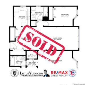308 7031 BLUNDELL ROAD Richmond floorplan - Sold