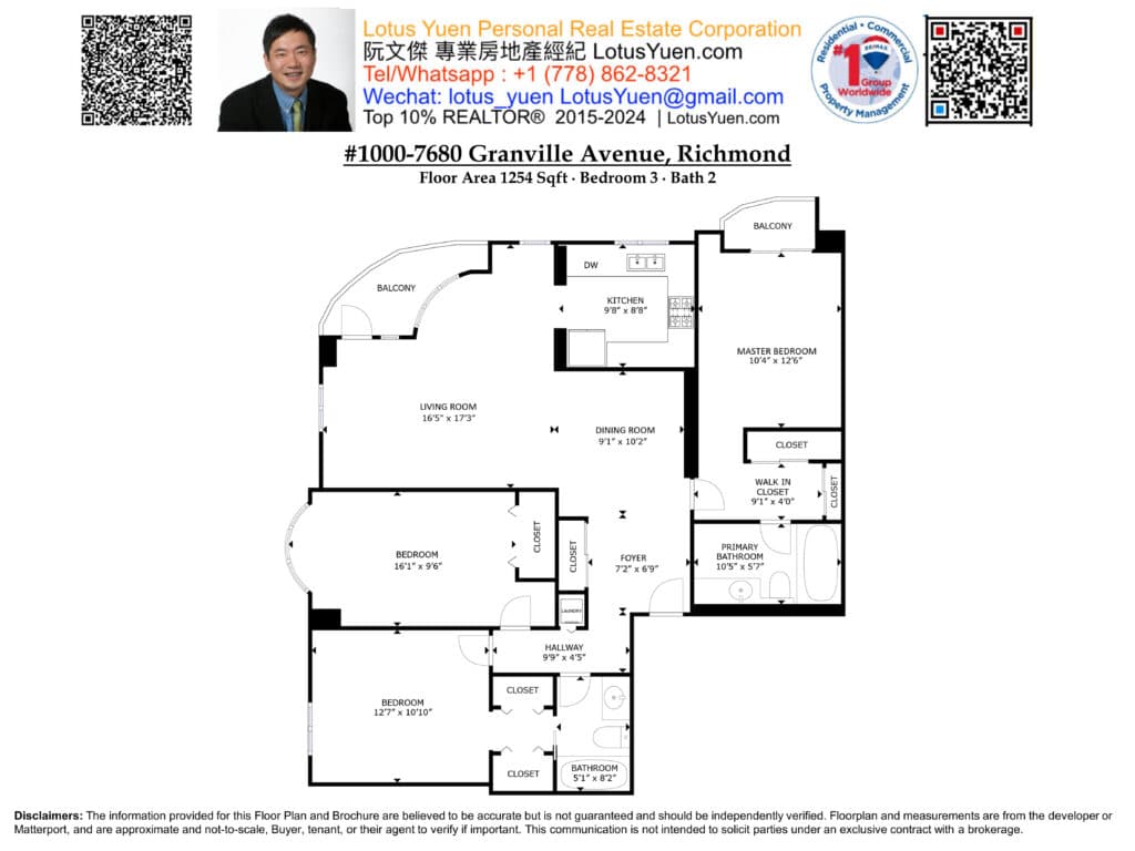 1000-7680 Granville Ave Richmond - Floorplan
