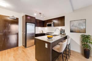 1503-7979 Firbridge Way Richmond - Kitchen