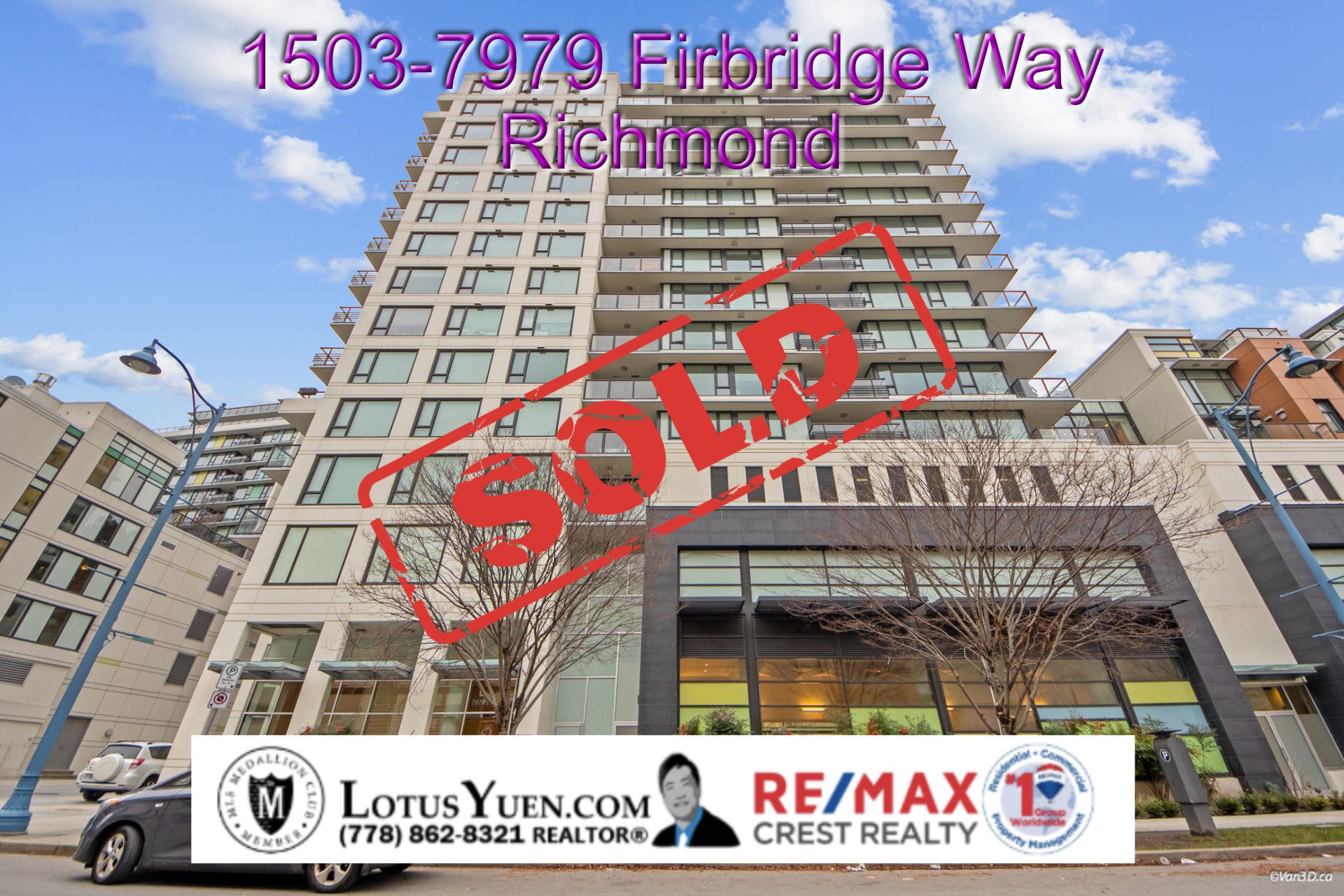 1503-7979 Firbridge Way Richmond Condo for Sale