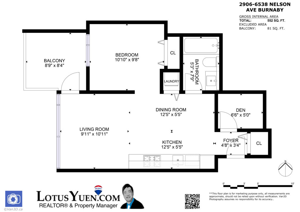 2906-6538 Nelson Avenue Burnaby - Floorpplan