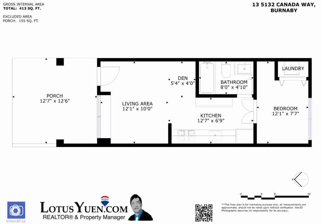 13 5132 Canada Way Burnaby - Floorplan