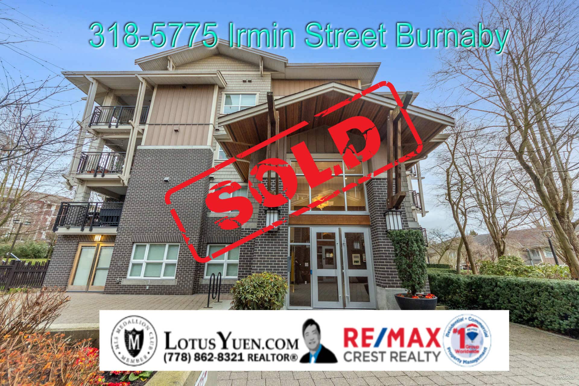 318-5775 Irmin Street Burnaby Condo for Sale