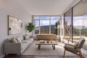 1805 520 Como Lake Ave Coquitlam - Living Room 1B - HYPH8507-HDR-Staged
