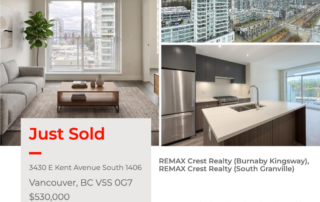 1406-3430 East Kent Ave South Vancouver - Just Sold